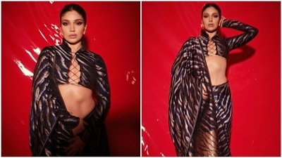 Earlier, Bhumi won the internet with another glamorous ethnic moment. She had attended an event in a printed saree and stylish blouse and posted the pictures of her look on Instagram with the caption, "Wild And Free." Rhea Kapoor and Manisha Melwani styled Bhumi's look. (Instagram) Earlier, Bhumi won the internet with another glamorous ethnic moment. She had attended an event in a printed saree and stylish blouse and posted the pictures of her look on Instagram with the caption, "Wild And Free." Rhea Kapoor and Manisha Melwani styled Bhumi's look. (Instagram)