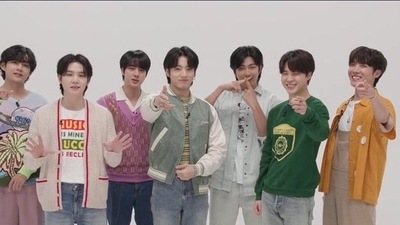 BTS members V, Suga, Jin, Jungkook RM, Jimin, and J-Hope.
