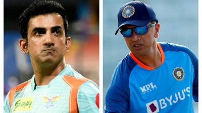 Gautam Gambhir and Rahul Dravid Gautam Gambhir and Rahul Dravid