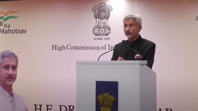 Foreign minister S Jaishankar interacted with the Indian community in Cyprus on Friday.