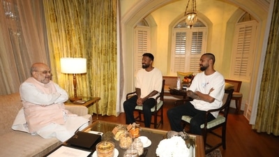 Hardik made the visit with his brother and fellow India cricket Krunal (Hardik Pandya Twitter) Hardik made the visit with his brother and fellow India cricket Krunal (Hardik Pandya Twitter)