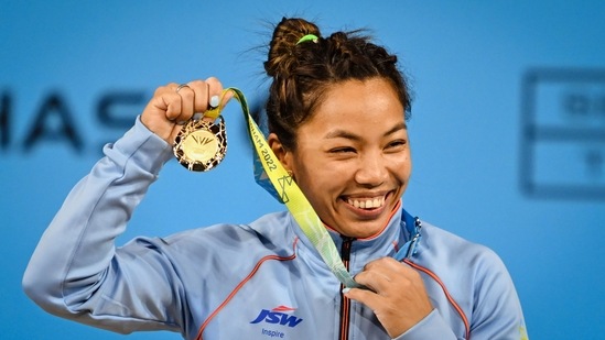 Chanu's biggest challenge in 2023 could be managing her fitness as the busy year could put her body under huge strain.(PTI) Chanu's biggest challenge in 2023 could be managing her fitness as the busy year could put her body under huge strain.(PTI)