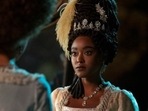 The first look of actor Arsema Thomas as young Lady Agatha Danbury from the upcoming Bridgerton prequel Queen Charlotte. The first look of actor Arsema Thomas as young Lady Agatha Danbury from the upcoming Bridgerton prequel Queen Charlotte.