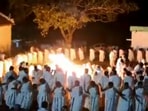 Kota Tribals celebrate New Year.(Twitter/@Supriya Sahu) Kota Tribals celebrate New Year.(Twitter/@Supriya Sahu)