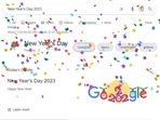 Google Doodle New Year's wish