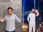 Screengrab of Sachin Tendulkar's post; Virat Kohli with wife Anushka Sharma Screengrab of Sachin Tendulkar's post; Virat Kohli with wife Anushka Sharma