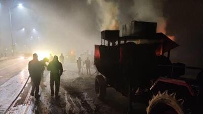 NHAI carried out the repair work at the accident site in Haridwar on Saturday late evening. (Sourced) NHAI carried out the repair work at the accident site in Haridwar on Saturday late evening. (Sourced)