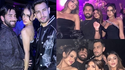 Nysa Devgan celebrated New Year's Eve with her friends in Dubai. Nysa Devgan celebrated New Year's Eve with her friends in Dubai.