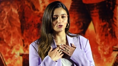 Alia Bhatt working during pregnancy for the promotions of Brahmastra. (ANI) (Amit Sharma) Alia Bhatt working during pregnancy for the promotions of Brahmastra. (ANI) (Amit Sharma)