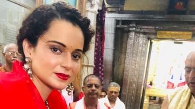Kangana Ranaut shared her photo on new year's day. Kangana Ranaut shared her photo on new year's day.