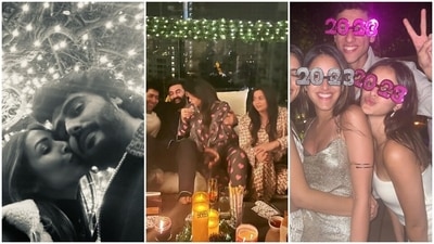 Malaika Arora-Arjun Kapoor to Alia Bhatt-Ranbir Kapoor and Ananya Panday celebrate New Year 2023. (Instagram) Malaika Arora-Arjun Kapoor to Alia Bhatt-Ranbir Kapoor and Ananya Panday celebrate New Year 2023. (Instagram)