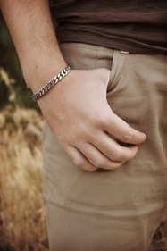 Silver bracelet is a must have for every men. Whether casual or formal, this chic jewellery piece instantly elevates every outfit. (pinterest) Silver bracelet is a must have for every men. Whether casual or formal, this chic jewellery piece instantly elevates every outfit. (pinterest)