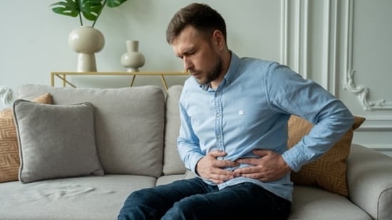 “Indigestion or sour stomach may be caused by overeating, spicy food intake, medical conditions like gastritis, and drinking too many carbonated beverages and certain foods in excess like coffee, mint, etc. Bloating, sour-tasting reflux and nausea are the most tell-tale signs of a sour stomach,” says, Dr. Varalakshmi, Ayurvedic Doctor and Wellness Coach, in her recent Instagram post.(Unsplash)