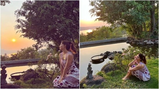 Jacqueline Fernandez watches first sunset of 22023 in a breezy summer dress (Instagram/@jacquelinef143)