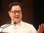 Union minister Kiren Rijiju criticised former Union minister P Chidambaram for his statement on Supreme Court's verdict.(File) Union minister Kiren Rijiju criticised former Union minister P Chidambaram for his statement on Supreme Court's verdict.(File)
