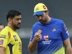 File image of MS Dhoni with Stephen Fleming. File image of MS Dhoni with Stephen Fleming.