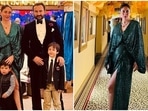 Kareena Kapoor wore a sequin gown for New Year celebration with Saif Ali Khan, Taimur and Jeh. (Instagram) Kareena Kapoor wore a sequin gown for New Year celebration with Saif Ali Khan, Taimur and Jeh. (Instagram)