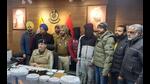 Rupnagar district police chief Vivek Sheel Soni addressing a press conference on Monday. Six members of the Jaggu Bhagwanpuria gang involved in smuggling weapons and drugs were arrested with 12 weapons and 50 cartridges in the district. (HT Photo) Rupnagar district police chief Vivek Sheel Soni addressing a press conference on Monday. Six members of the Jaggu Bhagwanpuria gang involved in smuggling weapons and drugs were arrested with 12 weapons and 50 cartridges in the district. (HT Photo)
