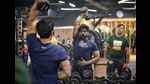 Workout goals are ruling minds of fitness enthusiasts in Delhi-NCR as New Year kicks off. (Photo: Sanchit Khanna/HT (For representational purposes only)) Workout goals are ruling minds of fitness enthusiasts in Delhi-NCR as New Year kicks off. (Photo: Sanchit Khanna/HT (For representational purposes only))