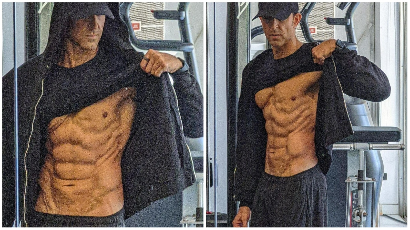 Hrithik Roshan shows off 8-pack bod amid filming for Fighter ...