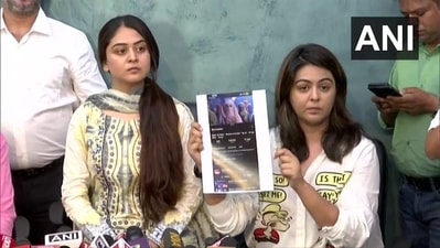 Sisters of accused actor Sheezan Khan, Falaq Naaz and Shafaq Naaz, addressed accusations agains the family in press conference on Monday. Sisters of accused actor Sheezan Khan, Falaq Naaz and Shafaq Naaz, addressed accusations agains the family in press conference on Monday.