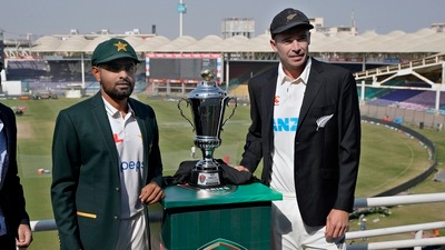 Pakistan vs New Zealand 1st Test Day 1 Live Score and Updates (AP) Pakistan vs New Zealand 1st Test Day 1 Live Score and Updates (AP)