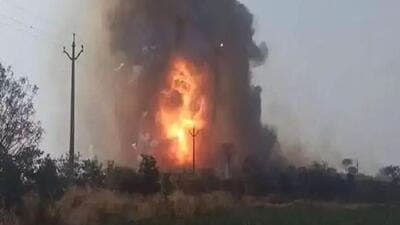After the initial fire at around 2:30 pm, minor explosions occurred, resulting in massive fumes in the factory. (HT FILE PHOTO)