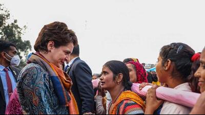 Congress general secretary Priyanka Gandhi Vadra had the party’s women-centric campaign in the 2022 Uttar Pradesh assembly elections. (FILE PHOTO) Congress general secretary Priyanka Gandhi Vadra had the party’s women-centric campaign in the 2022 Uttar Pradesh assembly elections. (FILE PHOTO)