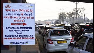 None of the carriageways is going to reopen for traffic for 45 days. (Hindustan Times) None of the carriageways is going to reopen for traffic for 45 days. (Hindustan Times)