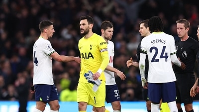 Tottenham Hotspur's Hugo Lloris . (REUTERS)