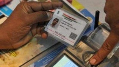 Gurugram man’s Aadhaar data fraudulently used to withdraw cash. (Representative photo) Gurugram man’s Aadhaar data fraudulently used to withdraw cash. (Representative photo)