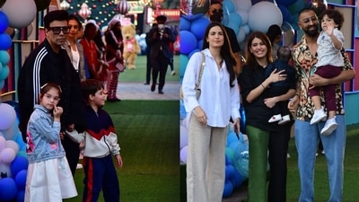 Celebrities at Prithvi Ambani's 2nd birthday party in Mumbai. (Varinder Chawla) (Varinder Chawla) Celebrities at Prithvi Ambani's 2nd birthday party in Mumbai. (Varinder Chawla) (Varinder Chawla)