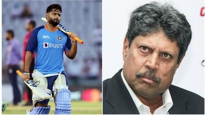 Rishabh Pant; Kapil Dev (File) Rishabh Pant; Kapil Dev (File)