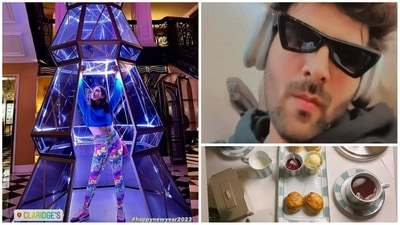 Sara Ali Khan and Kartik Aaryan shared pictures from London. Sara Ali Khan and Kartik Aaryan shared pictures from London.