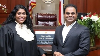 Juli A Mathew was re-elected for a second term after defeating her Republican challenger Andrew Dornburg. (Twitter) Juli A Mathew was re-elected for a second term after defeating her Republican challenger Andrew Dornburg. (Twitter)