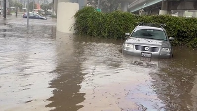 San Francisco Floods: Heavy rains cause flooding in San Francisco. San Francisco Floods: Heavy rains cause flooding in San Francisco.