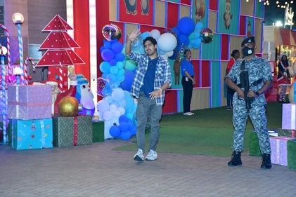 Ayan Mukerji at Prithvi Ambani's 2nd birthday party. Ayan Mukerji at Prithvi Ambani's 2nd birthday party.