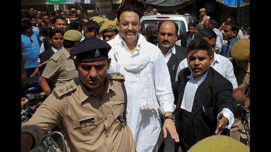 On September 21 last year, the Lucknow bench of the Allahabad high court sentenced Mukhtar Ansari to seven years in jail and reversed the acquittal order passed by a trial court in December 2020 (PTI) On September 21 last year, the Lucknow bench of the Allahabad high court sentenced Mukhtar Ansari to seven years in jail and reversed the acquittal order passed by a trial court in December 2020 (PTI)