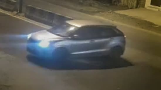 **EDS: VIDEO GRAB** New Delhi: Video grab of a car that reportedly hit a woman and dragged her for a few kilometers, in the Sultanpuri area of Delhi, Sunday, Jan. 1, 2023, which left the woman dead. A day after Delhi police has arrested five accused in this case. (PTI Photo)
