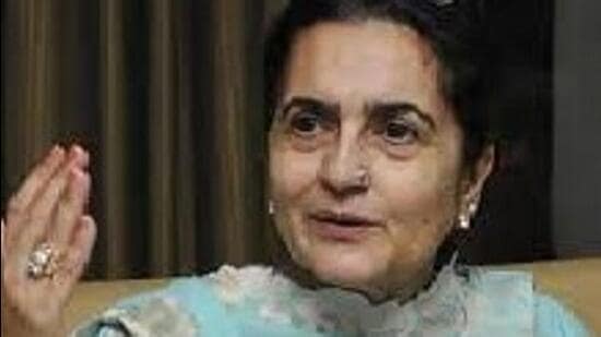 Tosham MLA and senior Congress leader Kiran Choudhry on Monday said some ‘mischievous’ and ‘misguided’ people of her party have been spreading rumours that she can leave the party which can lead to a bypoll in the Tosham assembly segment. (HT File)