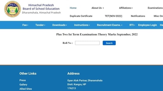HPBOSE class 12th result released at hpbose.org