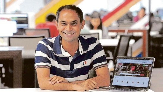 Gunjan Patidar, Zomato's ex-chief technology officer.(Parveen Kumar/Hindustan Times)