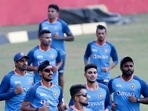 Cricketers Arshdeep Singh, Shubman Gill, Sanju Samson and others during a practice session ahead of the 1st T20 match in the Sri Lanka tour of India 2023, at Wankhede Stadium, in Mumbai Cricketers Arshdeep Singh, Shubman Gill, Sanju Samson and others during a practice session ahead of the 1st T20 match in the Sri Lanka tour of India 2023, at Wankhede Stadium, in Mumbai