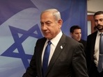 Benjamin Netanyahu: Israeli Prime Minister Benjamin Netanyahu arrives for the weekly cabinet meeting in Jerusalem.