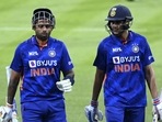 India's Suryakumar Yadav, left, and Shubman Gill leave the field during an ODI in New Zealand India's Suryakumar Yadav, left, and Shubman Gill leave the field during an ODI in New Zealand