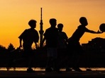 Japan New Move On Population: Children play basketball in Tokyo. (AFP) Japan New Move On Population: Children play basketball in Tokyo. (AFP)