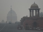 Fog has stopped being white and thick, and is now grey, with often a mildly acrid smell. Fog has stopped being white and thick, and is now grey, with often a mildly acrid smell.