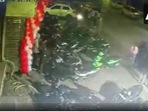 CCTV footage shows Delhi woman wasn't alone when she was hit by car.(Videograb) CCTV footage shows Delhi woman wasn't alone when she was hit by car.(Videograb)
