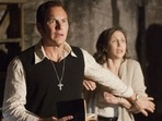 Patrick Wilson as Ed Warren and Vera Farmiga as Lorraine Warren in New Line Cinema’s supernatural thriller The Conjuring. Patrick Wilson as Ed Warren and Vera Farmiga as Lorraine Warren in New Line Cinema’s supernatural thriller The Conjuring.