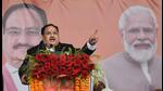 BJP national president J.P. Nadda addresses a gathering in Vaishali on Tuesday. (Santosh Kumar/HT Photo) BJP national president J.P. Nadda addresses a gathering in Vaishali on Tuesday. (Santosh Kumar/HT Photo)